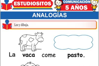 Ejercicios de Analogías para Niños de Cinco Años