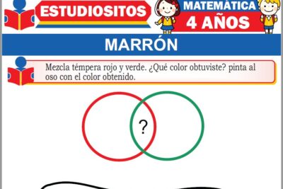 Ejercicios de Color Marrón para Niños de Cuatro Años