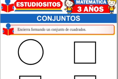 Ejercicios de Conjuntos para Niños de Tres Años