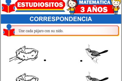 Ejercicios de Correspondencia para Niños de Tres Años