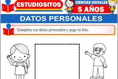Ejercicios de Datos Personales para Niños de Cinco Años