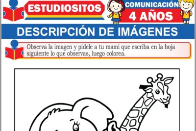 Ejercicios de Descripción de Imágenes para Niños de Cuatro Años