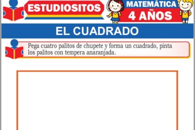 Ejercicios de Cuadrado para Niños de Cuatro Años