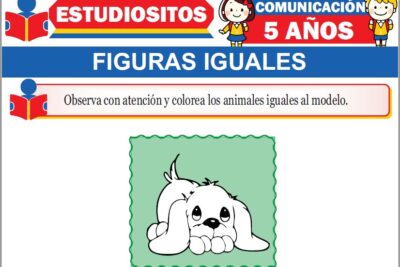 Ejercicios de Figuras Iguales para Niños de Cinco Años