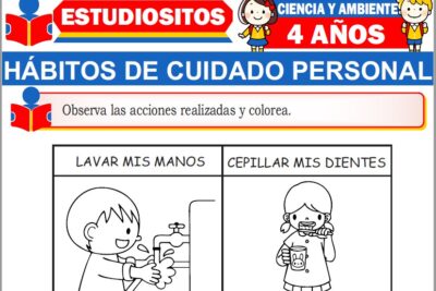 Ejercicios de Hábitos de Cuidado Personal para Niños de Cuatro Años