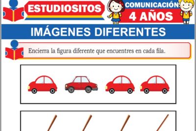 Ejercicios de Imágenes Diferentes para Niños de Cuatro Años