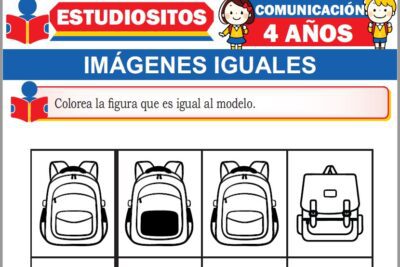 Ejercicios de Imágenes Iguales para Niños de Cuatro Años