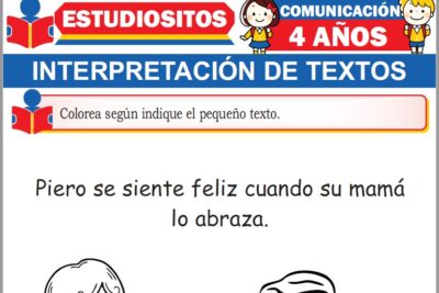 Ejercicios de Interpretación de Textos para Niños de Cuatro Años