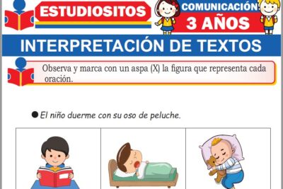 Ejercicios de Interpretación de Textos para Niños de Tres Años