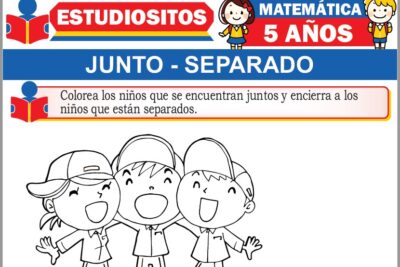 Ejercicios de Junto y Separado para Niños de Cinco Años