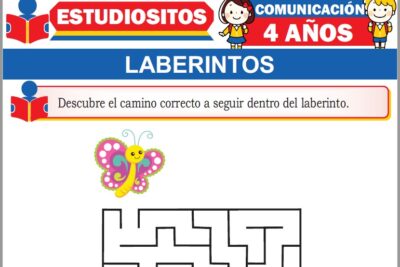 Ejercicios de Laberintos para Niños de Cuatro Años