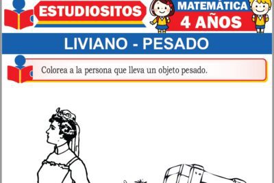 Ejercicios de Liviano y Pesado para Niños de Cuatro Años