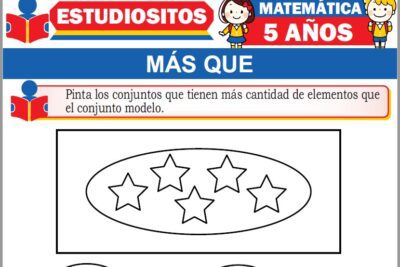 Ejercicios de Más Que para Niños de Cinco Años