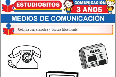 Ejercicios de Medios de Comunicación para Niños de Tres Años