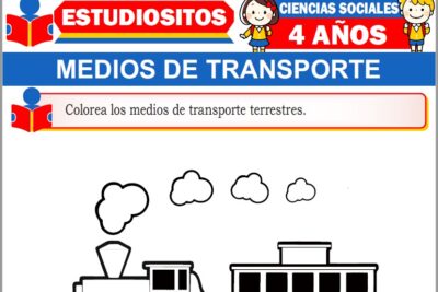 Ejercicios de Medios de Transporte para Niños de Cuatro Años