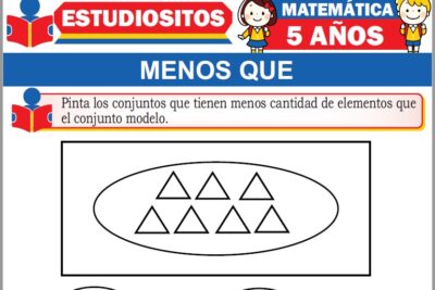 Ejercicios de Menos Que para Niños de Cinco Años