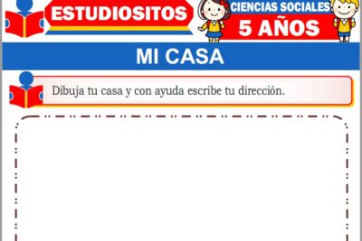Ejercicios de Mi Casa para Niños de Cinco Años