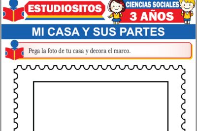 Ejercicios de Mi Casa y sus Partes para Niños de Tres Años