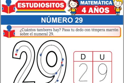 Ejercicios de Número 29 para Niños de Cuatro Años