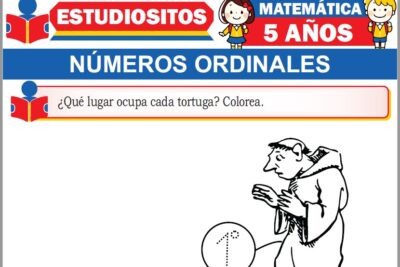 Ejercicios de Números Ordinales para Niños de Cinco Años