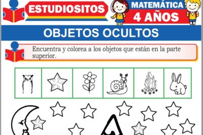 Ejercicios de Objetos Ocultos para Niños de Cuatro Años