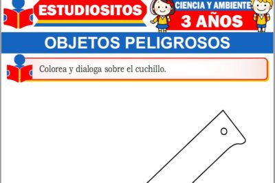 Ejercicios de Objetos Peligrosos para Niños de Tres Años