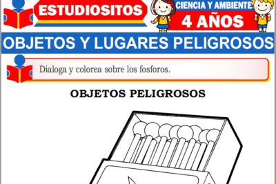 Ejercicios de Objetos y Lugares Peligrosos para Niños de Cuatro Años