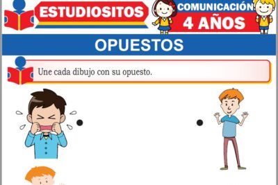 Ejercicios de Opuestos para Niños de Cuatro Años