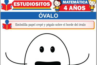 Ejercicios de Óvalo para Niños de Cuatro Años