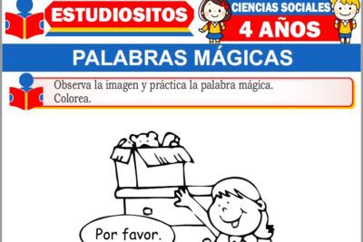 Ejercicios de Palabras Mágicas para Niños de Cuatro Años