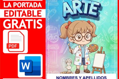 Portada de Arte para Niñas - Editable