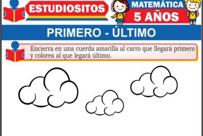Ejercicios de Primero y Último para Niños de Cinco Años
