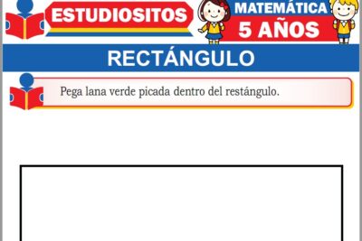Ejercicios de Rectángulo para Niños de Cinco Años