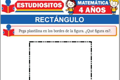 Ejercicios de Rectángulo para Niños de Cuatro años