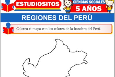 Ejercicios de Regiones del Perú para Niños de Cinco Años