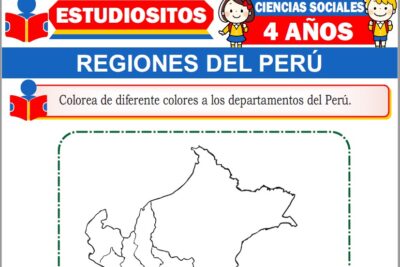 Ejercicios de Regiones del Perú para Niños de Cuatro Años