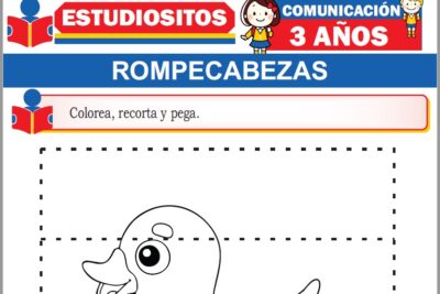 Ejercicios de Rompecabezas para Niños de Tres Años