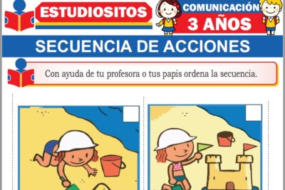Ejercicios de Secuencia de Acciones para Niños de Tres Años