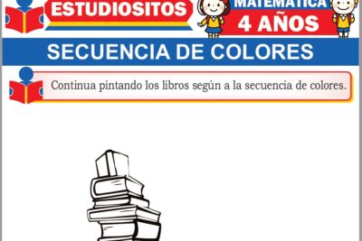 Ejercicios de Secuencia de Colores para Niños