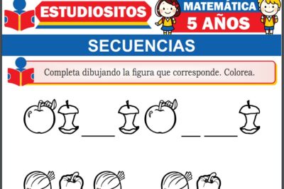 Ejercicios de Secuencias para Niños de Cinco Años