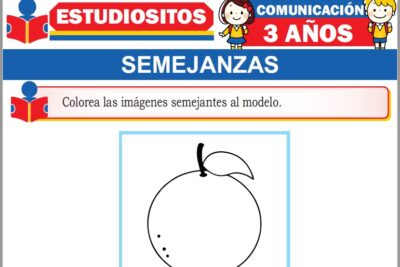 Ejercicios de Semejanzas para Niños de Tres Años