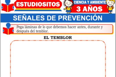 Ejercicios de Señales de Prevención para Niños de Tres Años