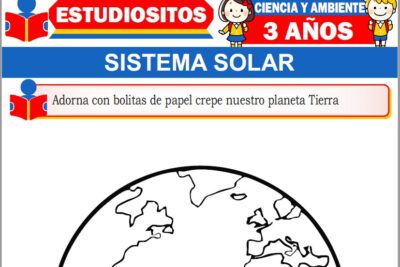 Ejercicios de Sistema Solar para Niños de Tres Años