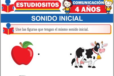 Ejercicios de Sonido Inicial para Niños de Cuatro Años Años