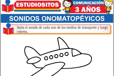 Ejercicios de Sonidos Onomatopéyicos para Niños de Tres Años