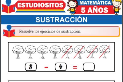 Ejercicios de Sustracción para Niños de Cinco Años