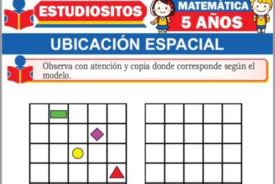 Ejercicios de Ubicación Espacial para Niños de Cinco Años