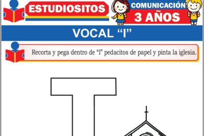 Ejercicios de Vocal I para Niños de Tres Años